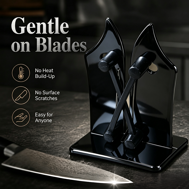 🔪Professional Stainless Steel Knife Sharpener – Fast Sharpening for Smooth, Wavy & Micro-Tooth Blades, Adjustable 16°-32°