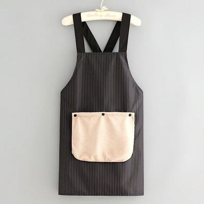 🔥 Apron with Pockets for Women and Men Cross Back Design with Towel