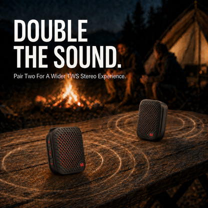 🔊 2026 New Magnetic Clip-On Bluetooth Speaker | IPX5 Waterproof, TWS Stereo & Ultra-Light Wearable Design