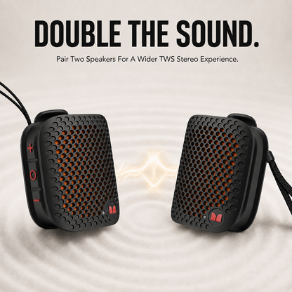 🔊 2026 New Magnetic Clip-On Bluetooth Speaker | IPX5 Waterproof, TWS Stereo & Ultra-Light Wearable Design