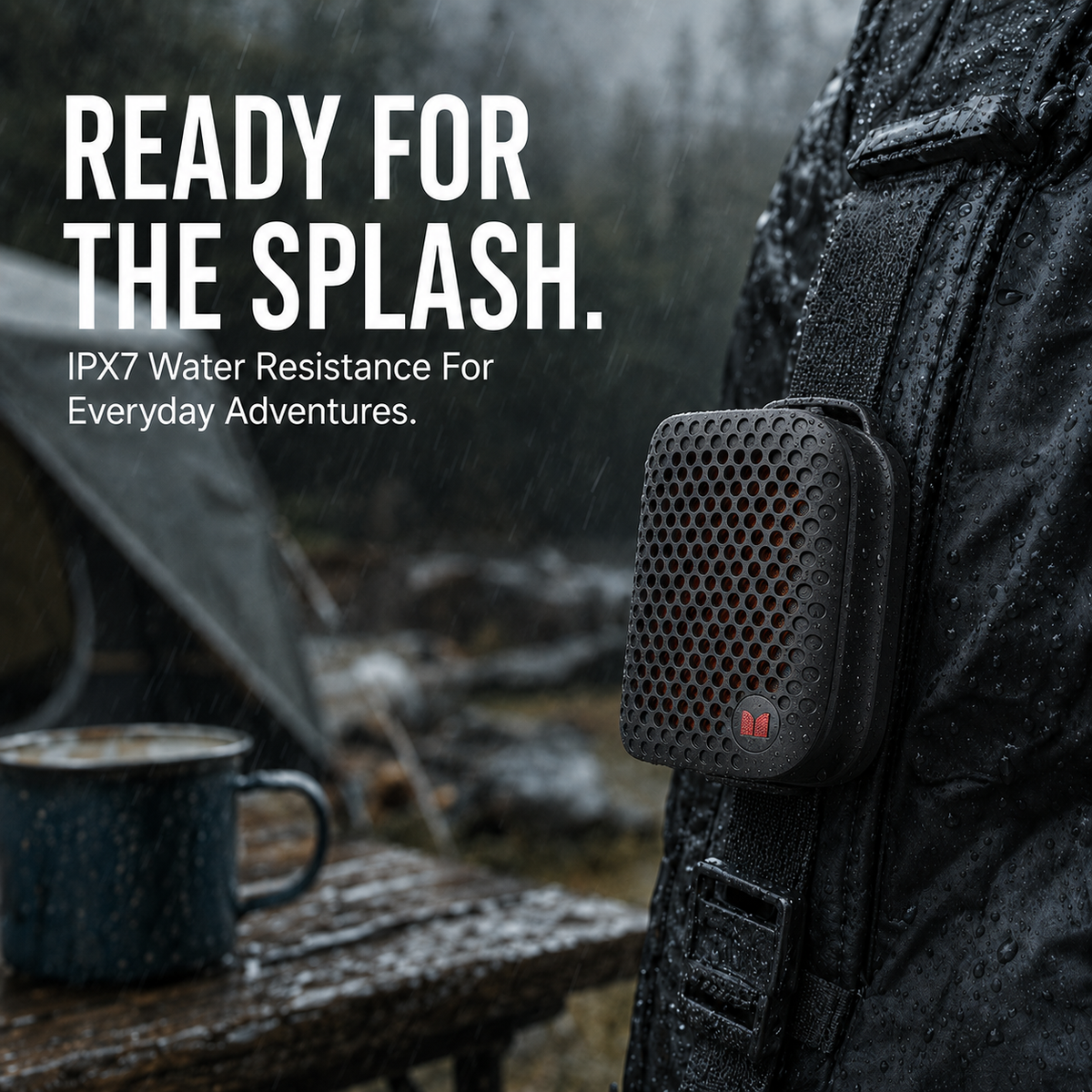 🔊 2026 New Magnetic Clip-On Bluetooth Speaker | IPX5 Waterproof, TWS Stereo & Ultra-Light Wearable Design