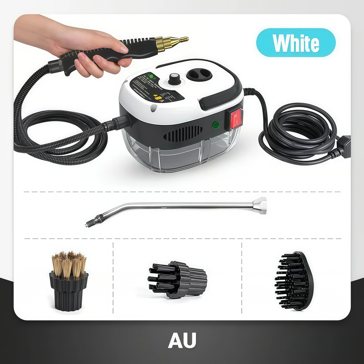 🔥2500W Handheld High-Temperature Pressurized Steam Cleaner