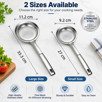 🎉Filter Scoop SUS304 Stainless Steel Fat Skimmer Spoon