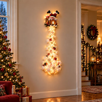 Illuminated Christmas wall decoration Magical Christmas path – Festive light decoration with 10 Christmas motifs