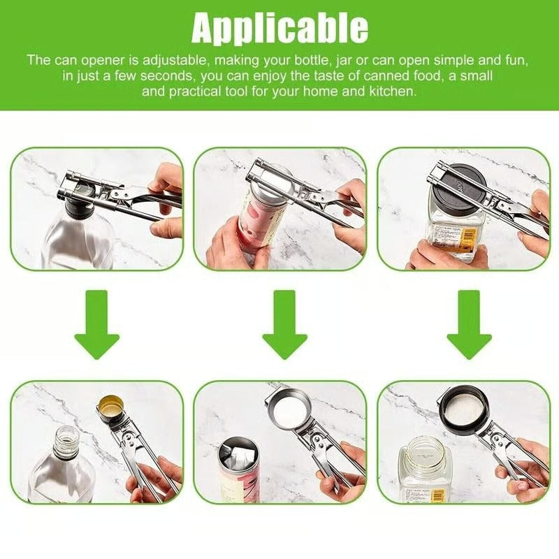 🔥Adjustable Stainless Steel Jar Opener