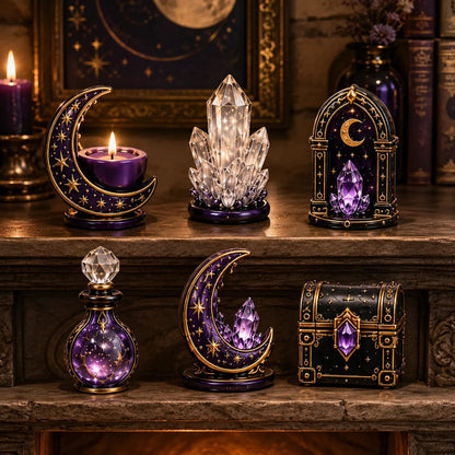 🔮 2026 "Crystal Witch" Advent Calendar | 24 days filled with mystical miniatures, crystal-inspired surprises, and enchanting magic ✨
