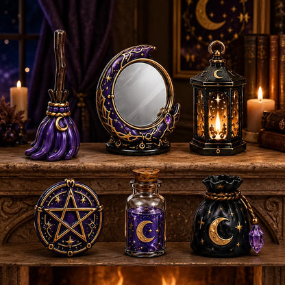 🔮 2026 "Crystal Witch" Advent Calendar | 24 days filled with mystical miniatures, crystal-inspired surprises, and enchanting magic ✨