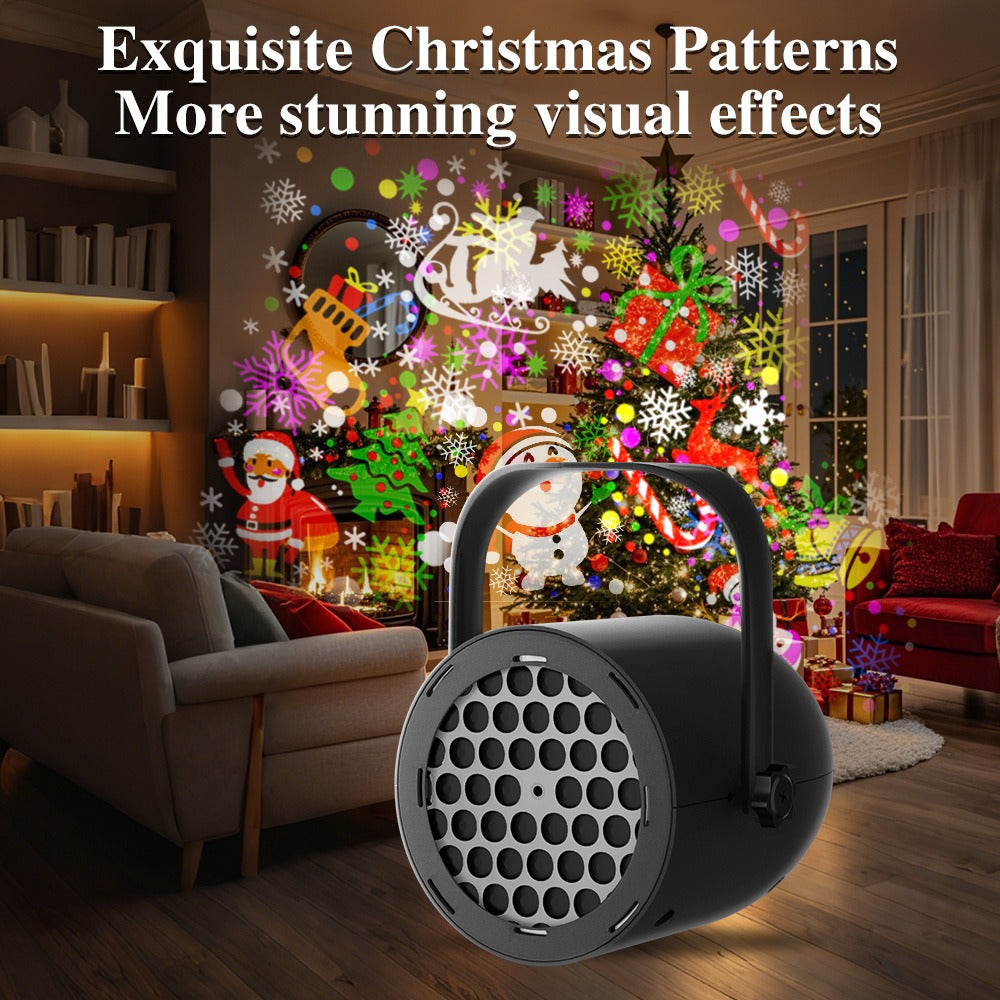 🎄✨LED Christmas Projection Lamp – 16 Patterns of Pure Holiday Magic