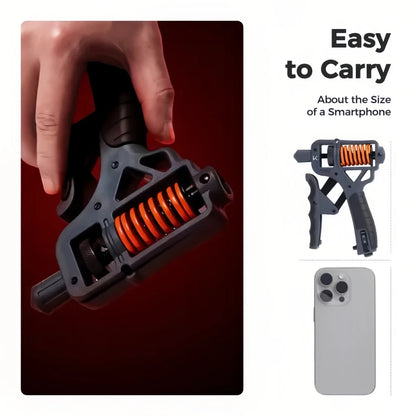 💪Ergonomic Adjustable H-Grip Hand Trainer – Forearm Strengthener with Counter for Therapy & Stress Relief