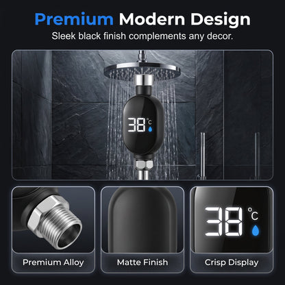 Smart LED shower thermometer（2PCS）