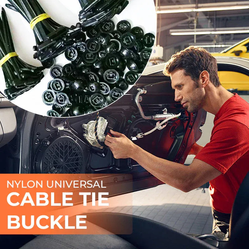 🔥 Nylon Universal Cable Tie Buckle