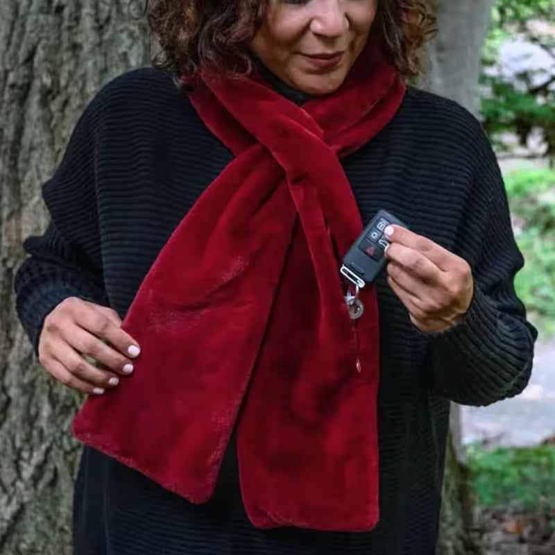 🎉50K+ SOLD!🎁Cozy Scarf with Hidden Pocket – Warm, Soft & Secure Zipper🧣