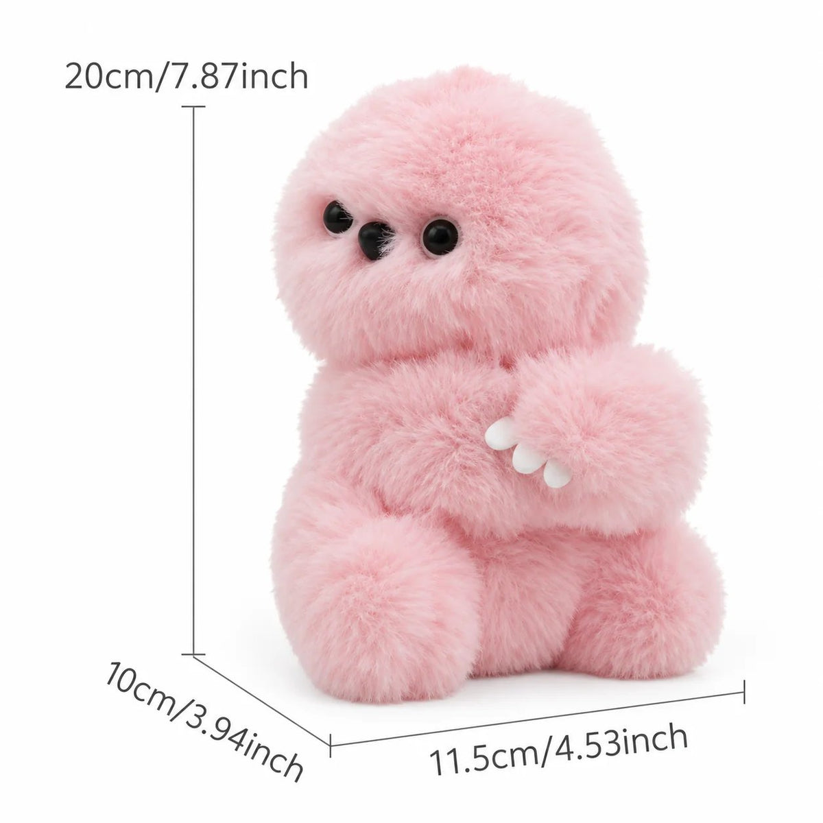 ✨Interactive Plush Bag Charm – Cute Motion-Sensing Companion with Moving Head, Your bags new best friend.💕