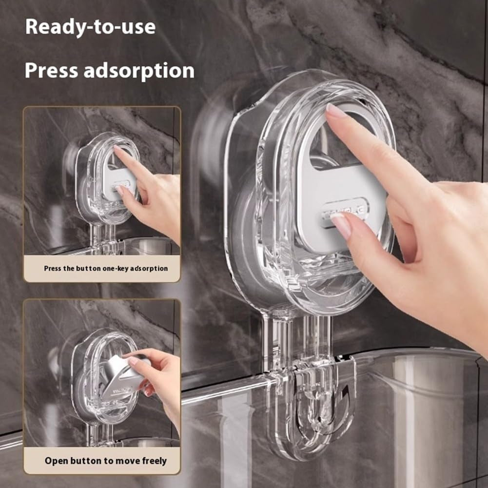 No Drilling Bathroom Suction Storage Box