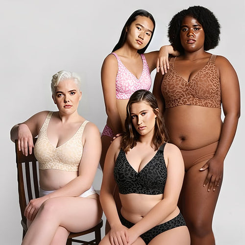 🏆Super Firming Leopard Print Jelly Bra | Women Wirefree Bras 👍No More Sagging Breasts