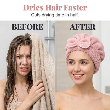 💗Most Loved💥Ultra-Absorbent Hair Towel Set