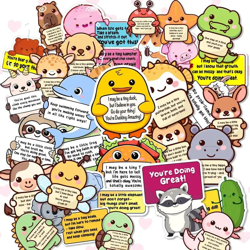 Positive Emotional Support Buddies Stickers