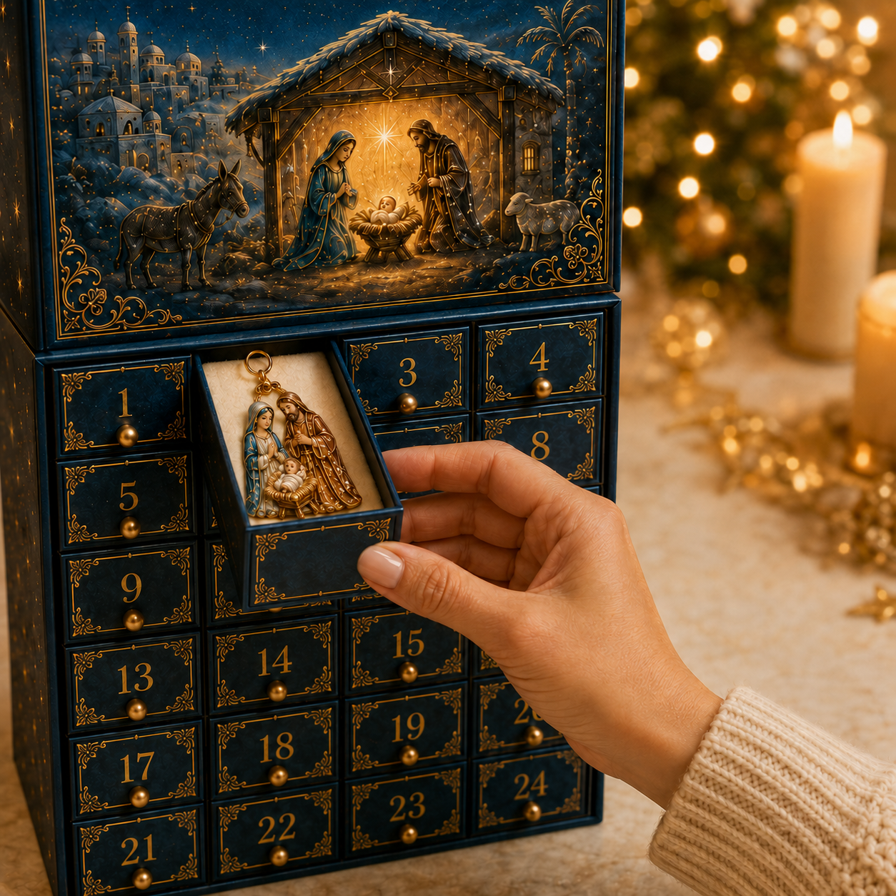 Nativity story ornaments