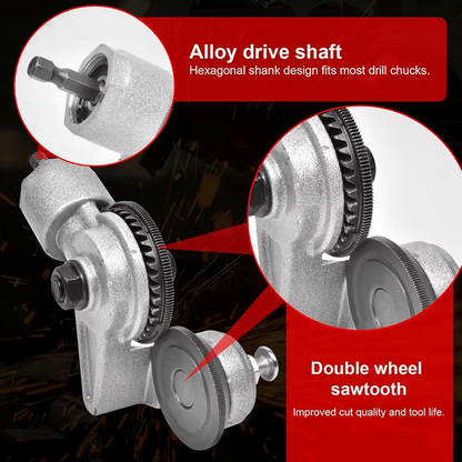 Sheet Metal Cutter Drill Attachment 🛠️