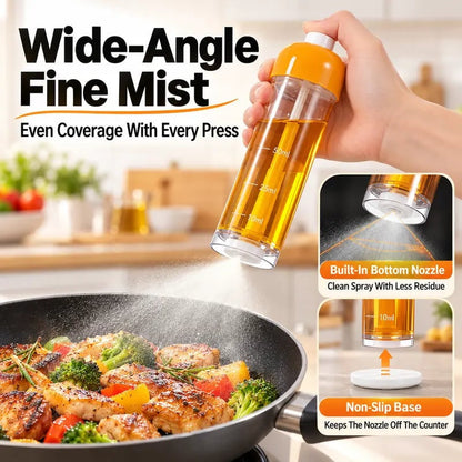 🔥Refillable Oil Spray Bottle for Cooking, 🍢Olive Oil Sprayer with Nozzle at the Bottom🧂