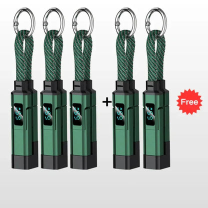 4-in-1 Digital Display Keychain Charging Cable🔋📱