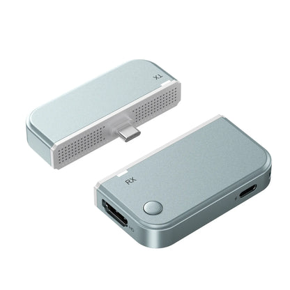 📡 Upgraded Type-C Wireless Transmitter and Receiver Kit – 1080P 60Hz Plug-and-Play Dual-Mode Display Adapter with 165Ft Long Range & Zero Latency for Laptops, Phones & Projectors