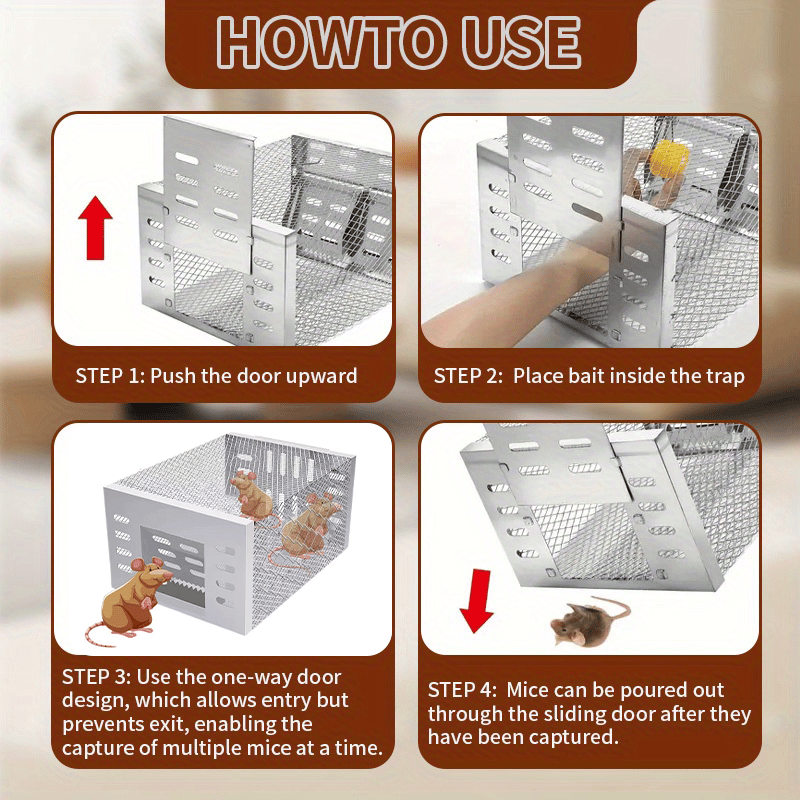 Stainless Steel Automatic Mousetrap
