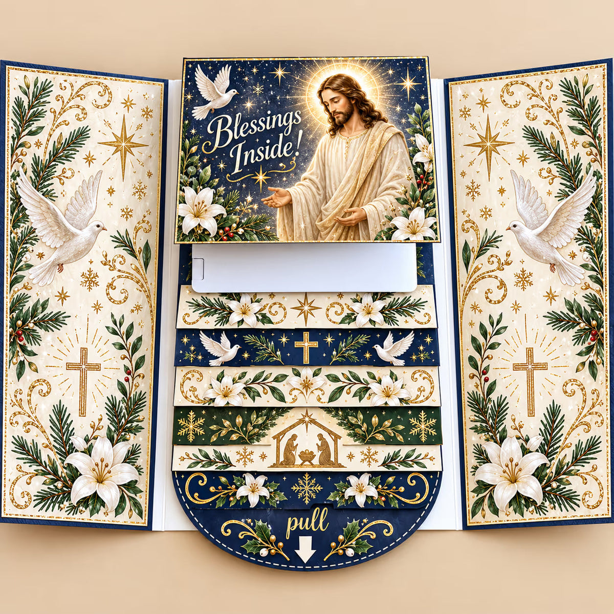2026 New 🎅💳 Waterfall Christmas Gift Card Booklet ✨