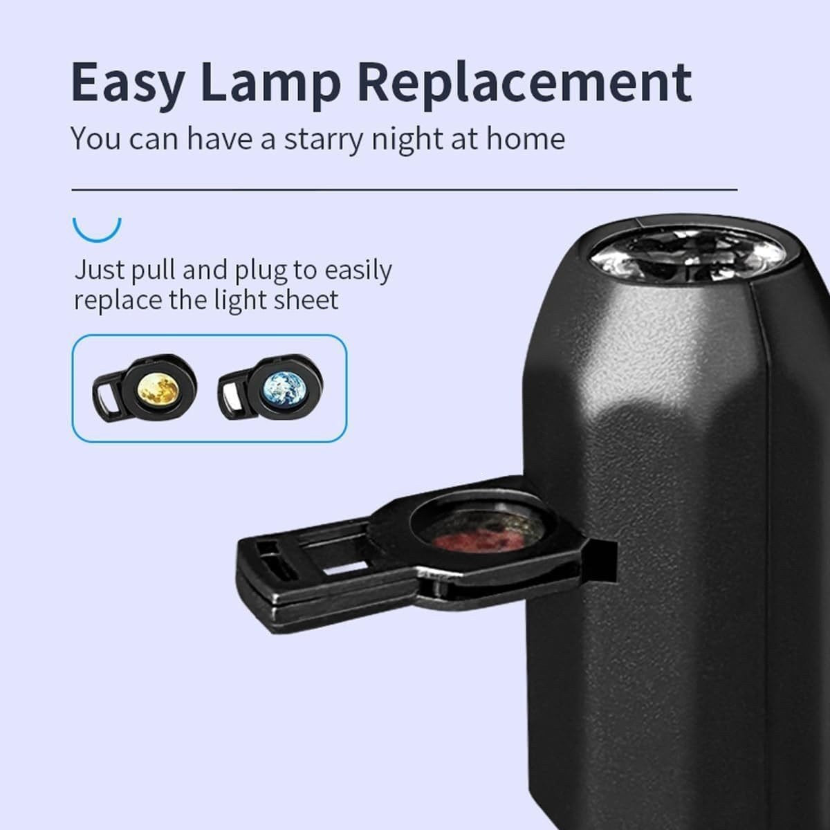 😱Halloween Projector Light – 6 Spooky Projection Patterns
