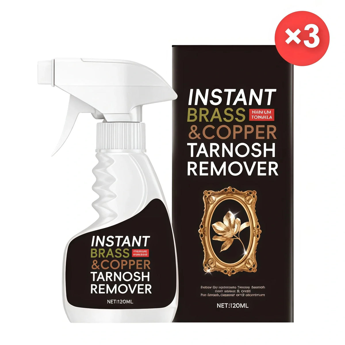 Instant Brass Tarnish Remover Spray