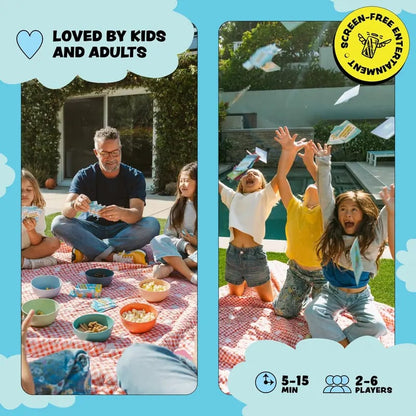 😂 Super Silly Go Fish Card Game | 52 Hilarious Illustrated Cards with 13 Ridiculous Categories for 2–6 Players Ages 4+ 🐟
