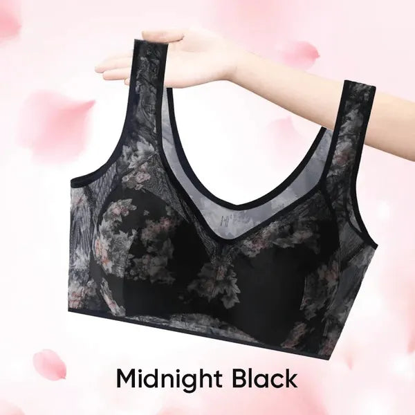 🎁 Super gather bra | Ice Silk Lace Cooling Comfort Bra