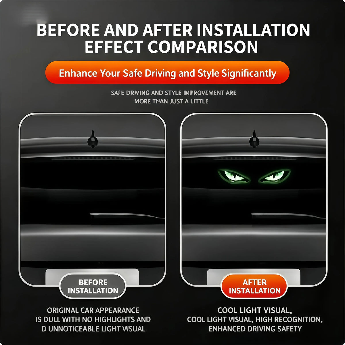 🚗🔆 Solar-Powered LED Car Warning Light – Solar-powered, weatherproof, automatic activation at dark – for more safety on the roadside. 🔥🛡️