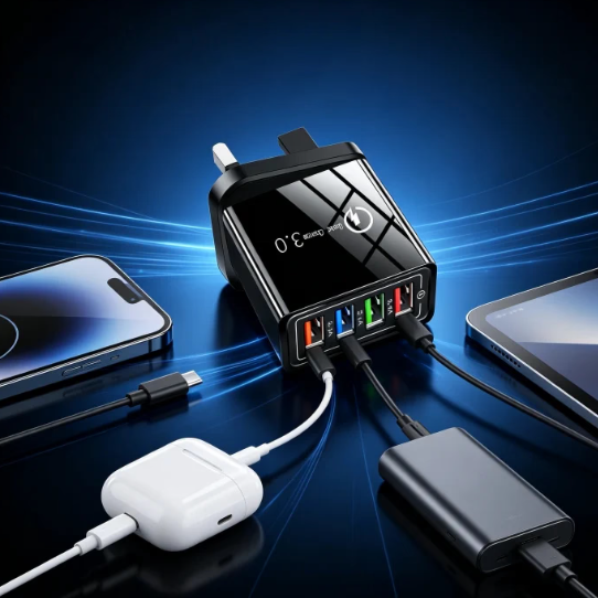 Four-Port Travel Charger