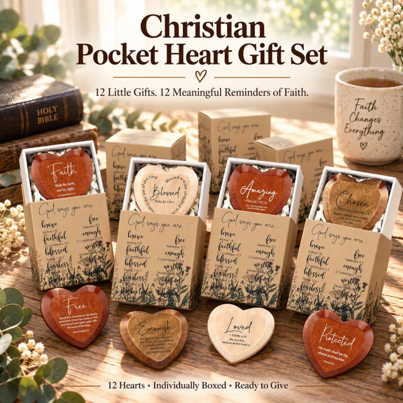 🎁Christian Pocket Heart Gift Set