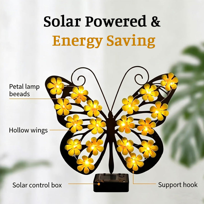 Solar Butterfly Garden Light