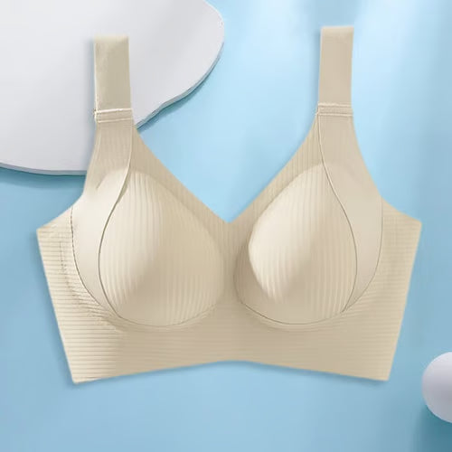 🔥Women's Ribbed Push Up Adjustable Wireless Bra