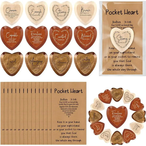 🎁Christian Pocket Heart Gift Set