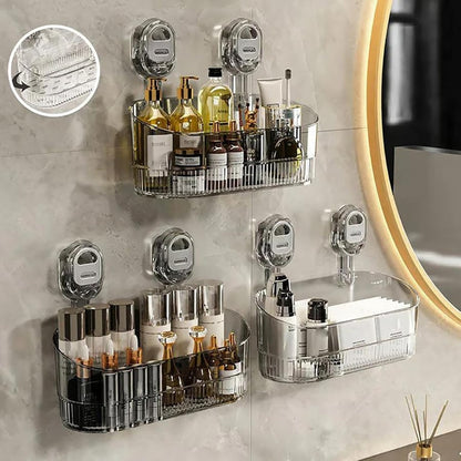 No Drilling Bathroom Suction Storage Box