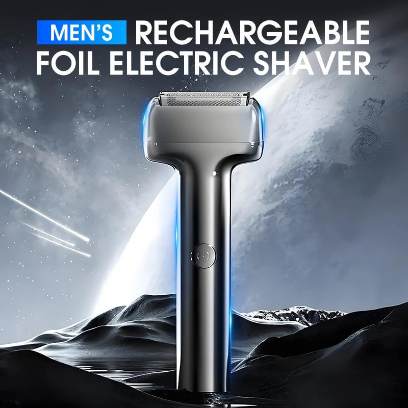 🪒Men's Rechargeable Foil Electric Shaver – Efficient Close Shaving, Cordless Portable Wet & Dry Beard Razor for Daily Grooming