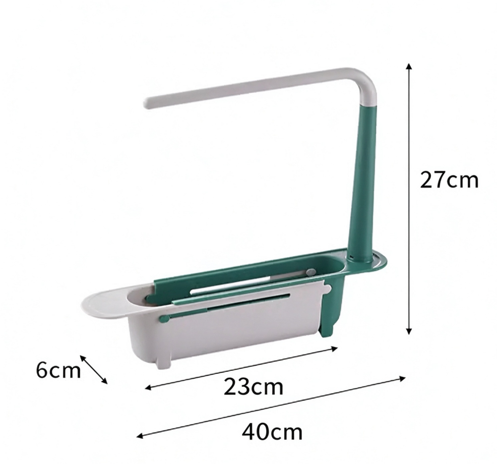 Telescopic Sink Storage Rack✨
