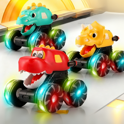 🦖🚙Press & Go Dinosaur Toy Car With Lights🎁